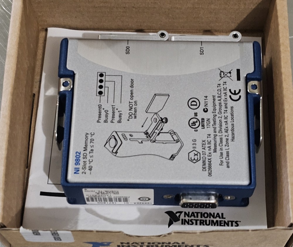 National Instruments NI 9892 two SD Card Memory Module