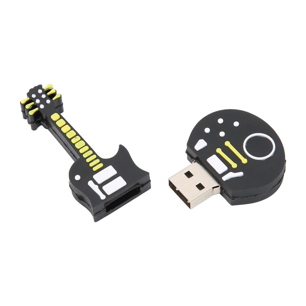 Cartoon GuitarShaped Flash Disk For Data Storage And Sharing Trending