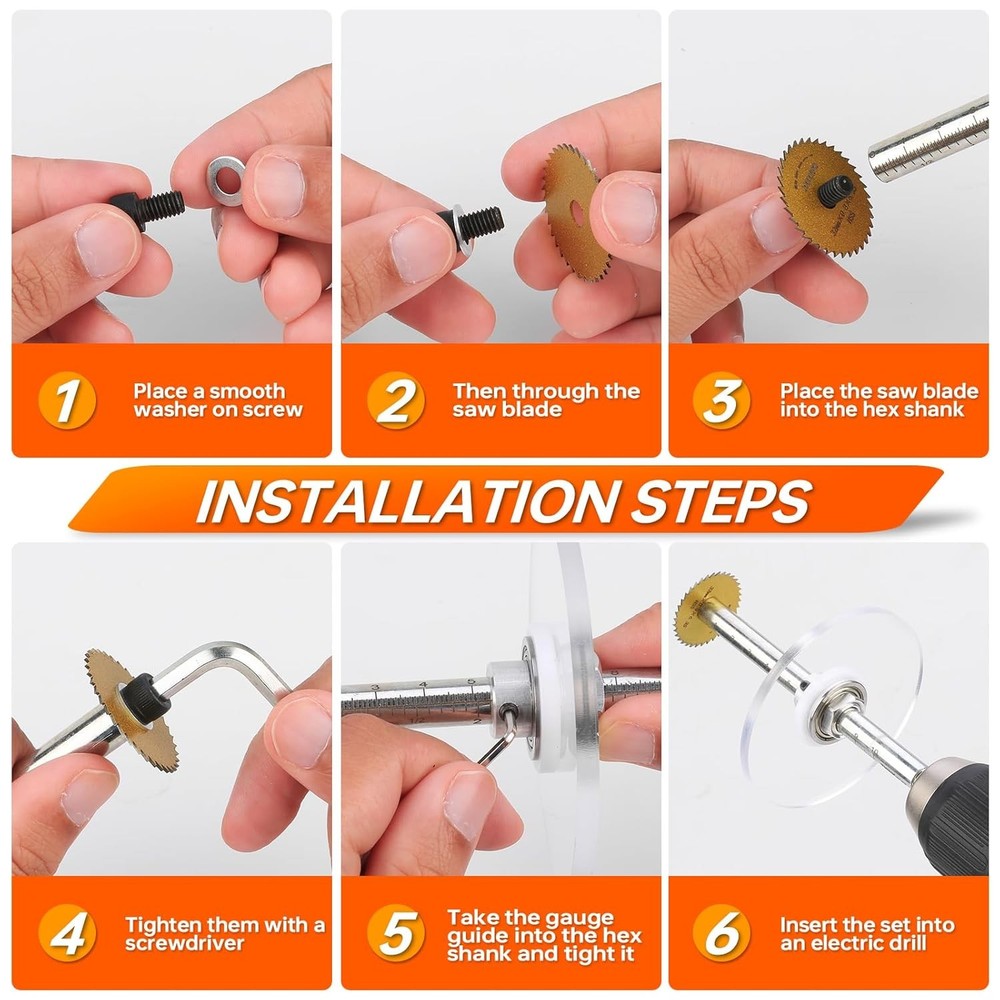 Inside Pipe Cutter for PVC Pipe, Cutter Tool Set with Scale Adjustable Depth Gau