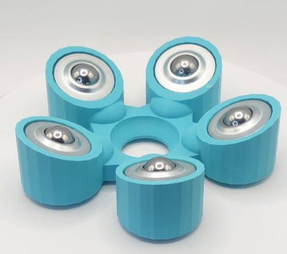 Bowling Ball Spinner Cup - Turquoise