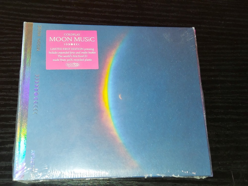 Coldplay CD Moon Music Signed Autographed Insert Card Leaflet
