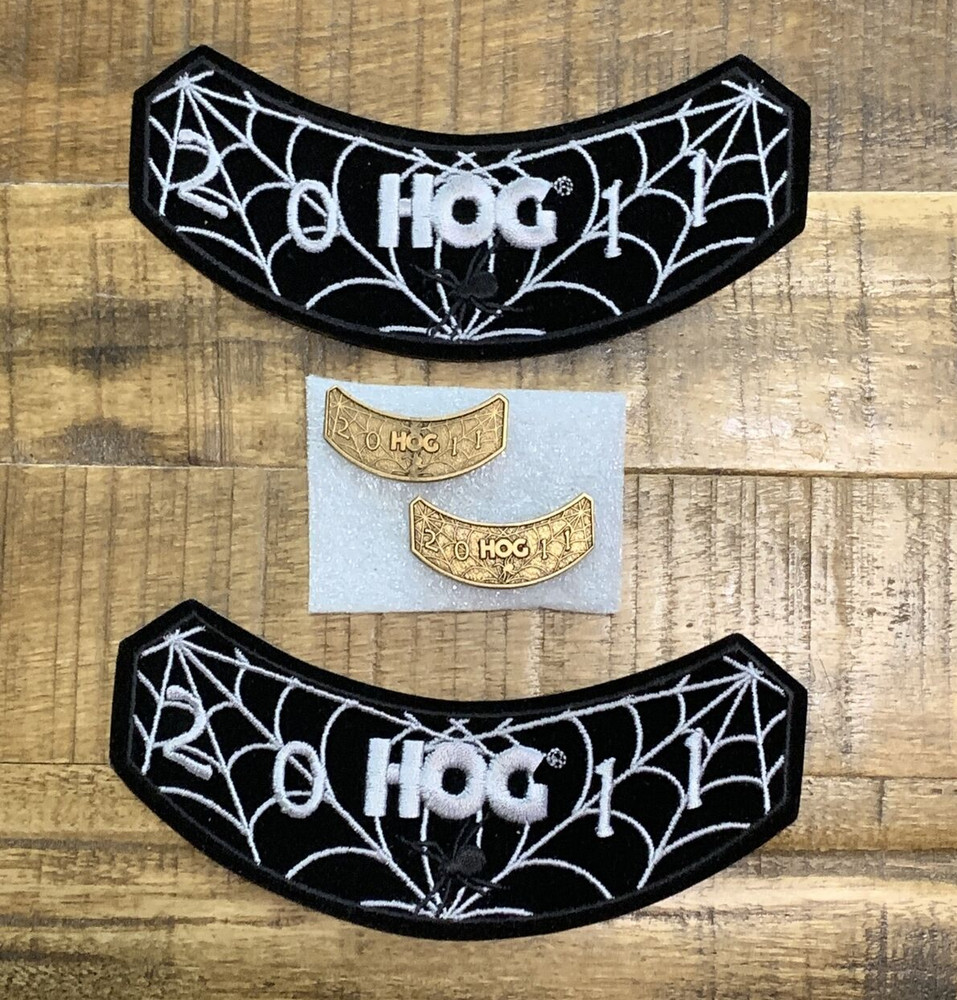Harley Davidson Patches & Pin Backs 2011 Hog