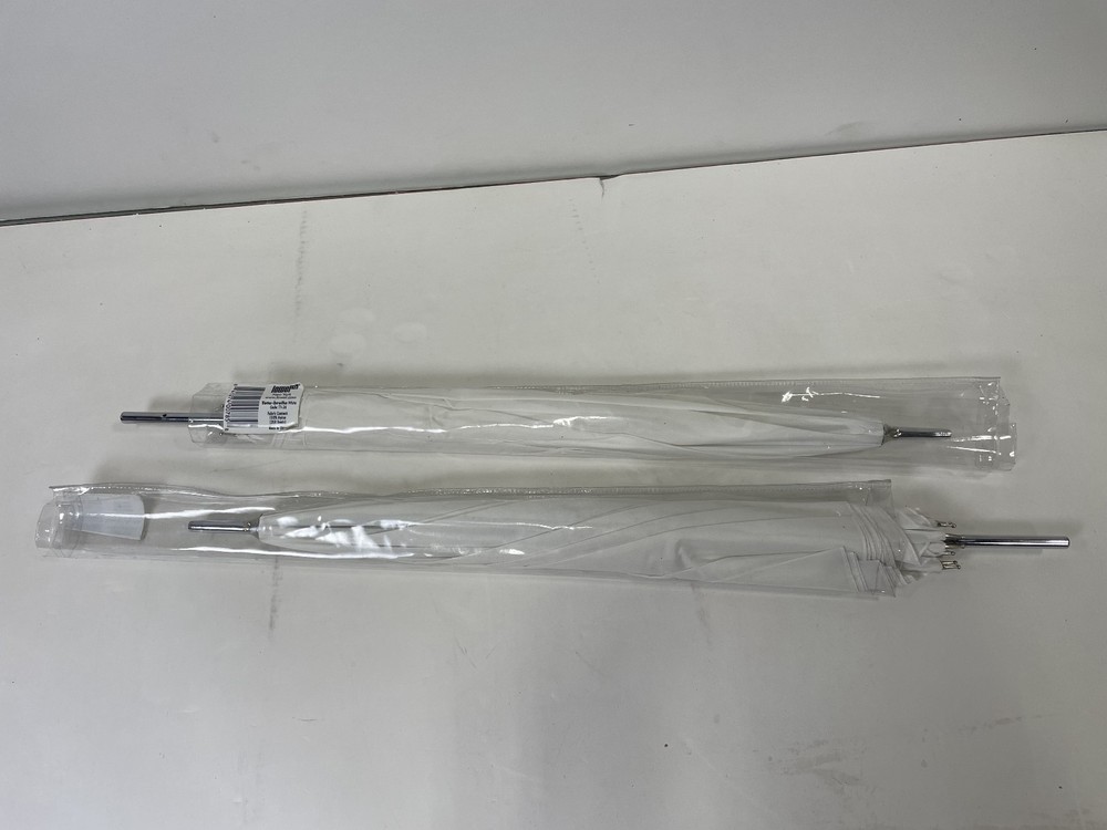 2 Lowel white Tota-brellas