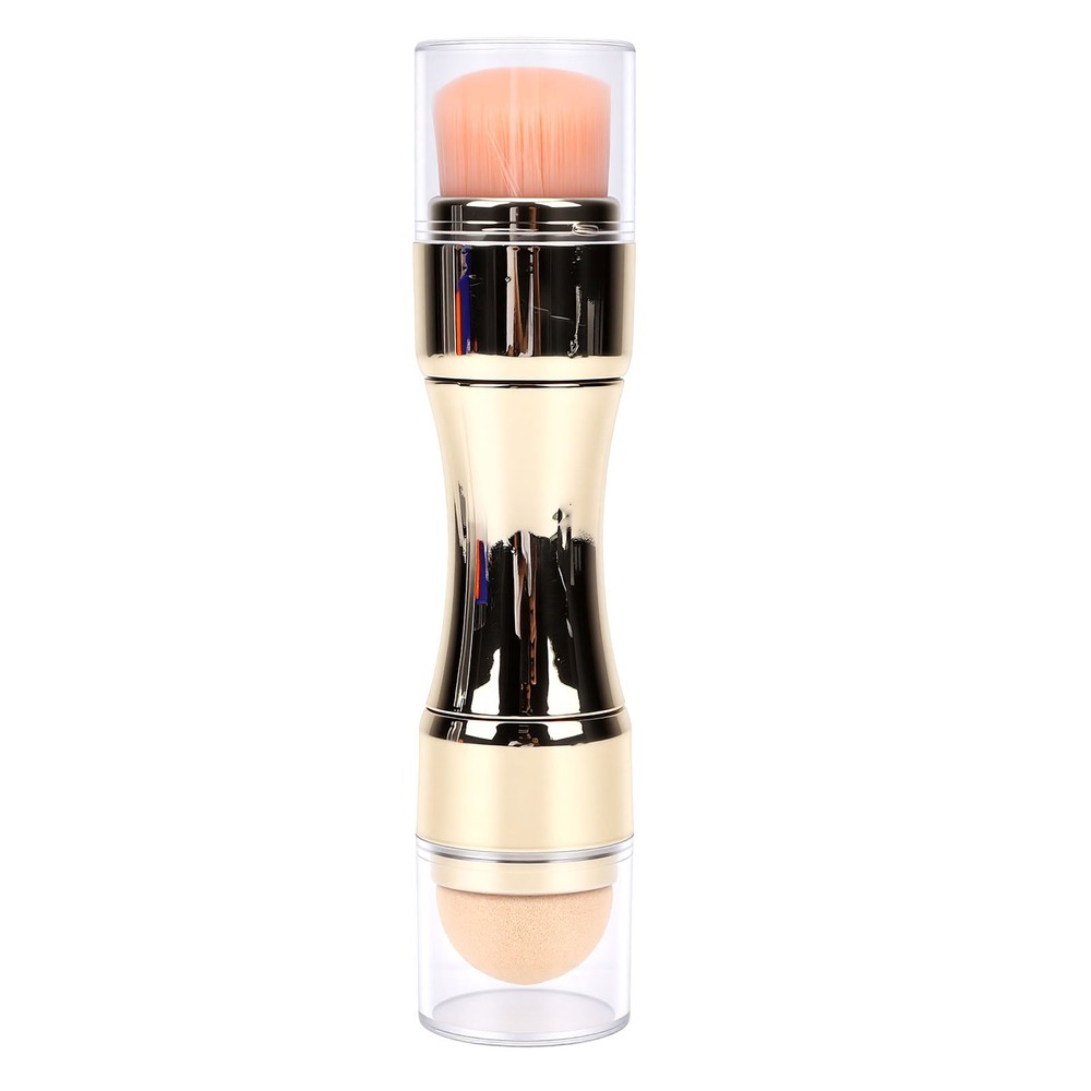 4 In 1 Makeup Brush Set Dual Ended Multifunctional Easy Application For