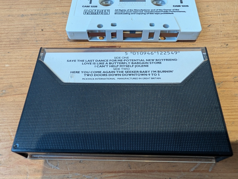 6 x Dolly Parton - Audio Cassette Tape Bundle