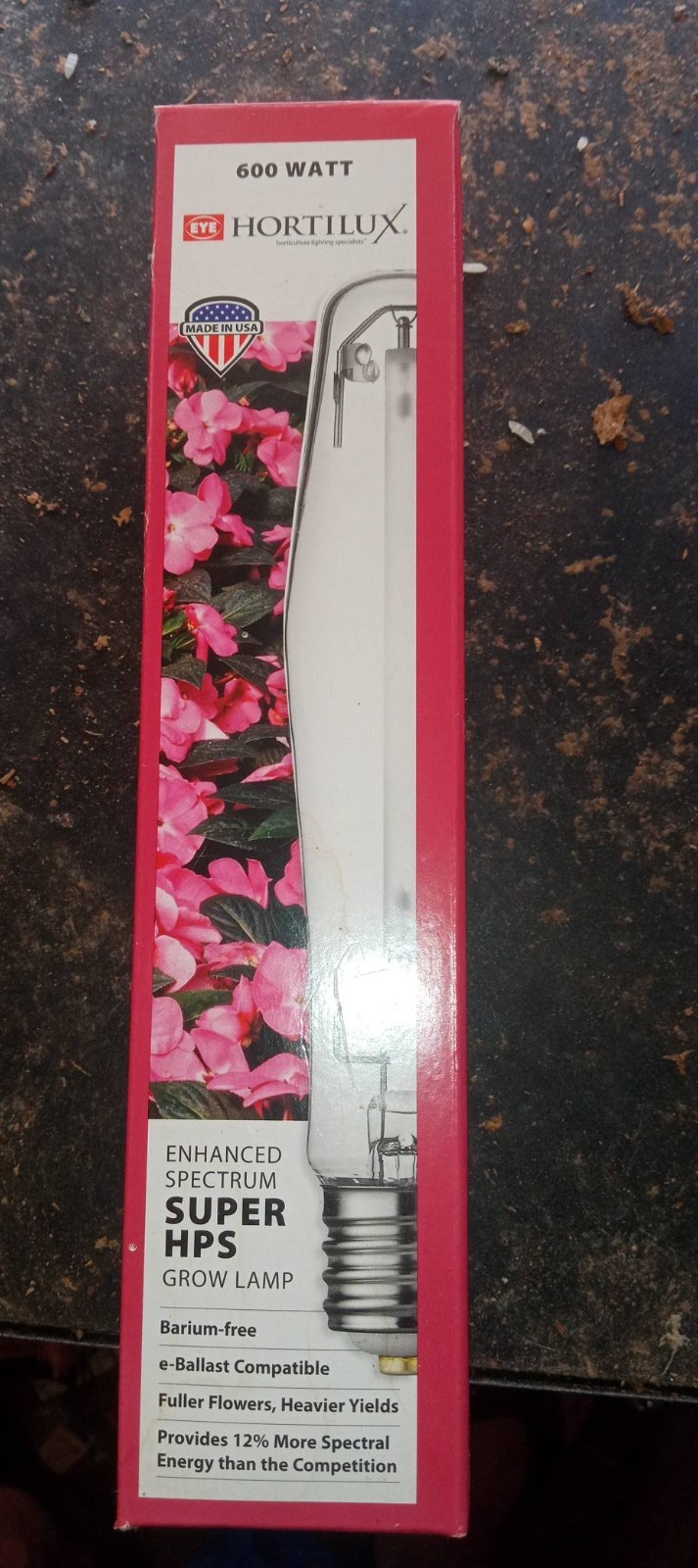 Eye Hortilux USA 600-Watt Ceramic HPS High Pressure Sodium Grow Light Bulb