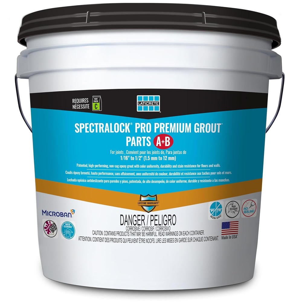 Durable Stain Proof High Performance Non Sag Epoxy Tile Grout AB Full Unit