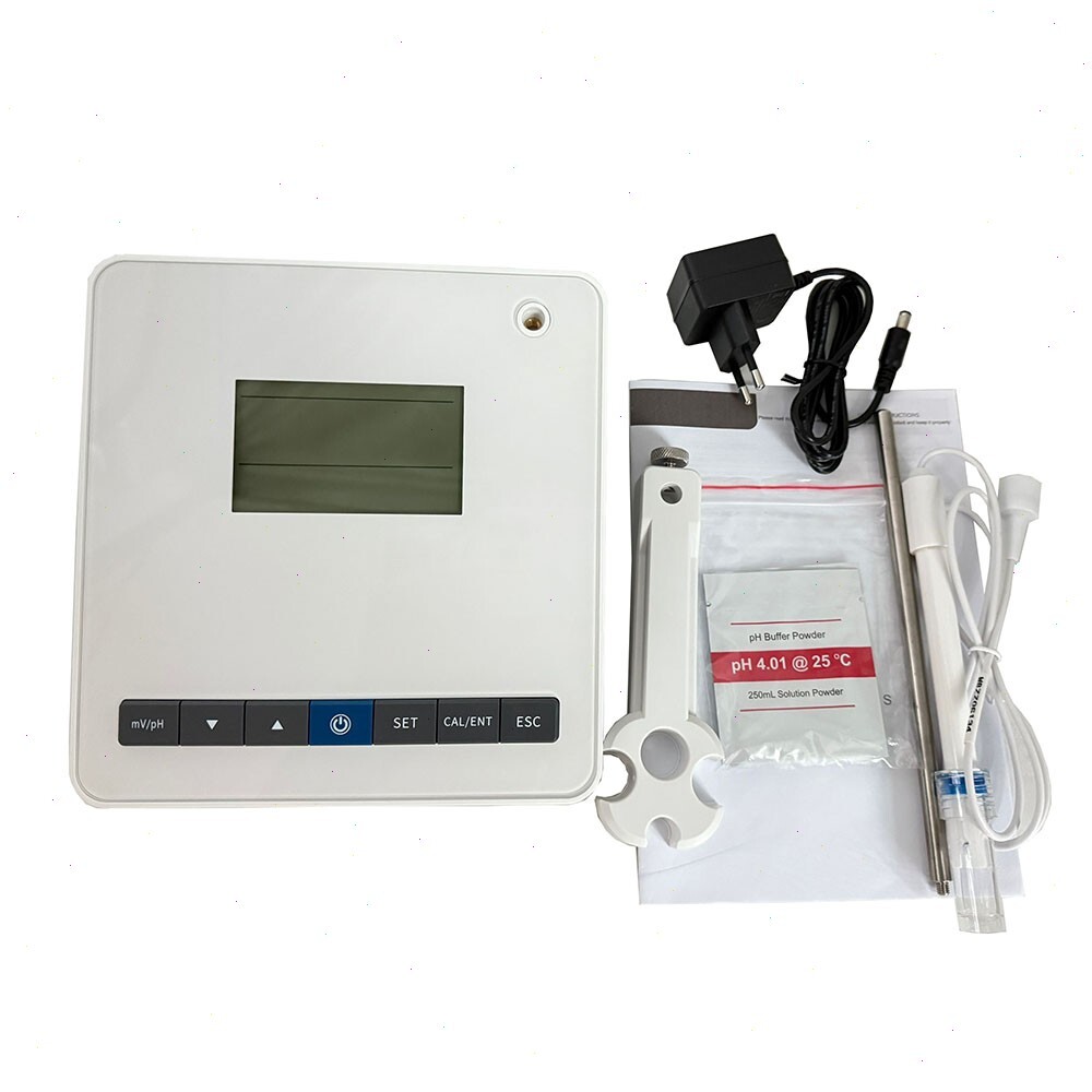 Digital Benchtop PH Meter Tester with PH Buffer Powder PH Range 0.00~14.00
