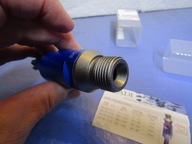 1 – ADI VB01135 Fingerbit Segmented Outer Diameter 15x28mm ½” Gas Blue NEW