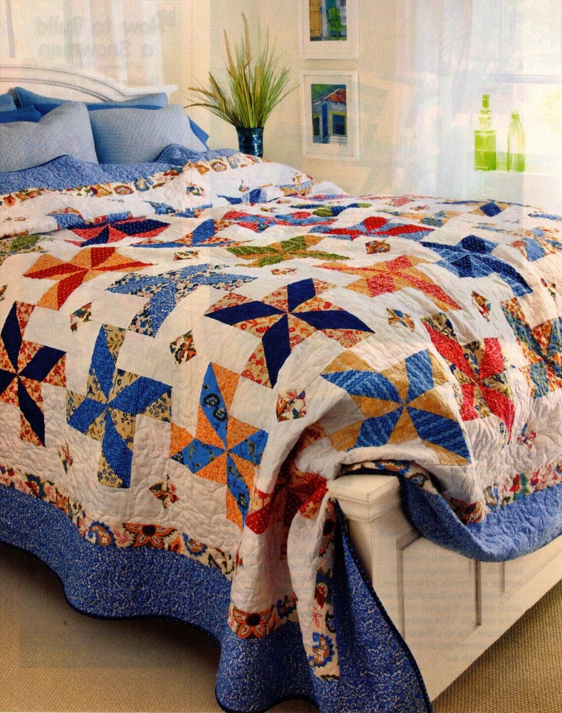 Carousel Quilt Pattern Pieced SH