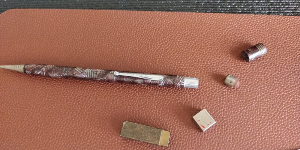 Gorgeous Eversharp Unusual Long Slender Mechanical Pencil Green