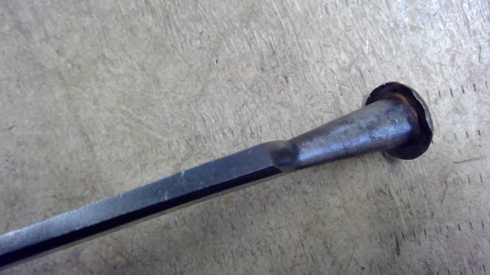 Vintage T.H. Witherby 1-1/2” Wide Beveled Edge Socket Chisel