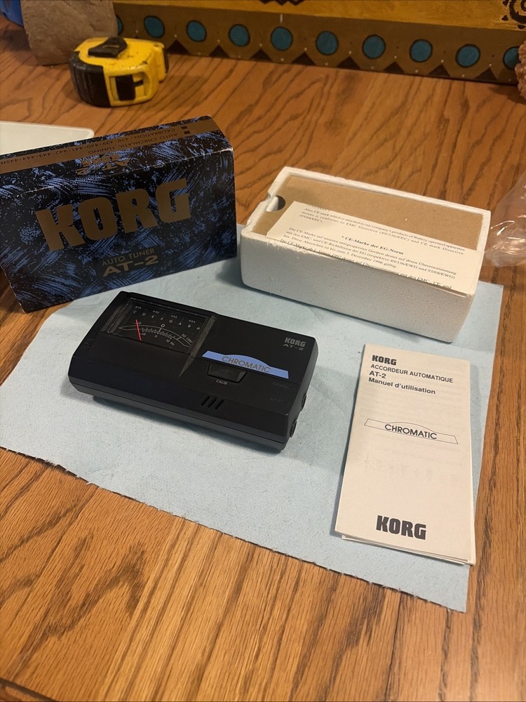 KORG AT-2 Auto Chromatic Tuner with Original Packaging