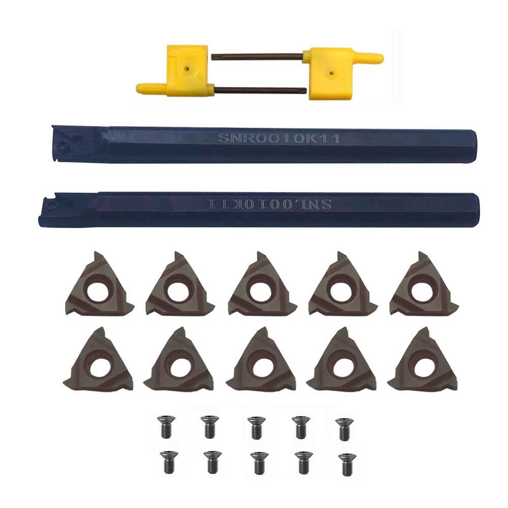 24pcs 3/8inch Lathe Threading Tool Internal Threading Tool Holder SNL0010K11 ...