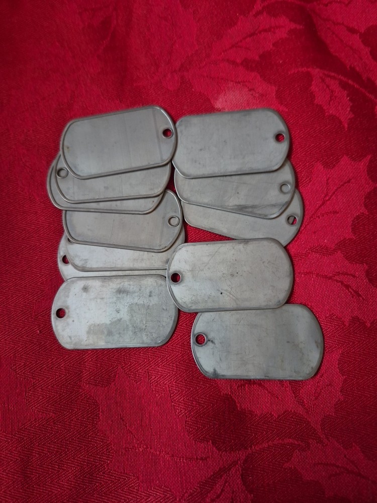 WWII US Army Blank Dog Tags