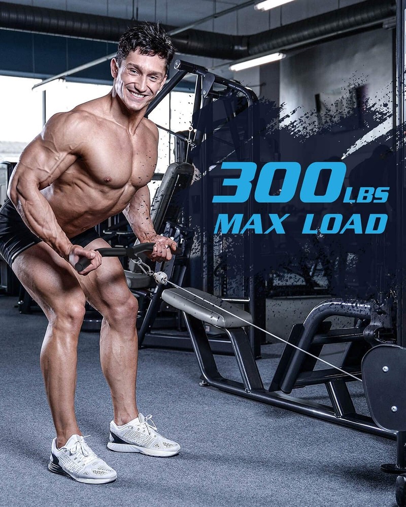 Upgraded LAT Pulldown Bars, 19" LAT Pull Down Bar Attachments for Home Gym, C...