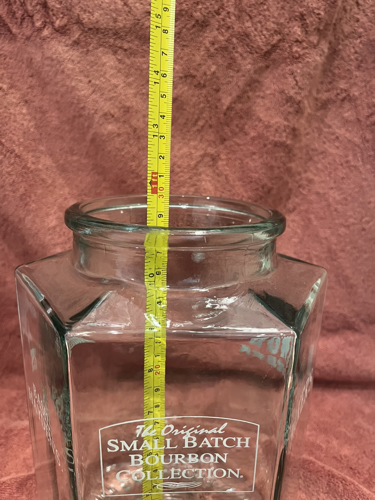 SVE Green Glass Beverage Dispenser 2.5G Bourbon Bookers Knob Creek Baker’s