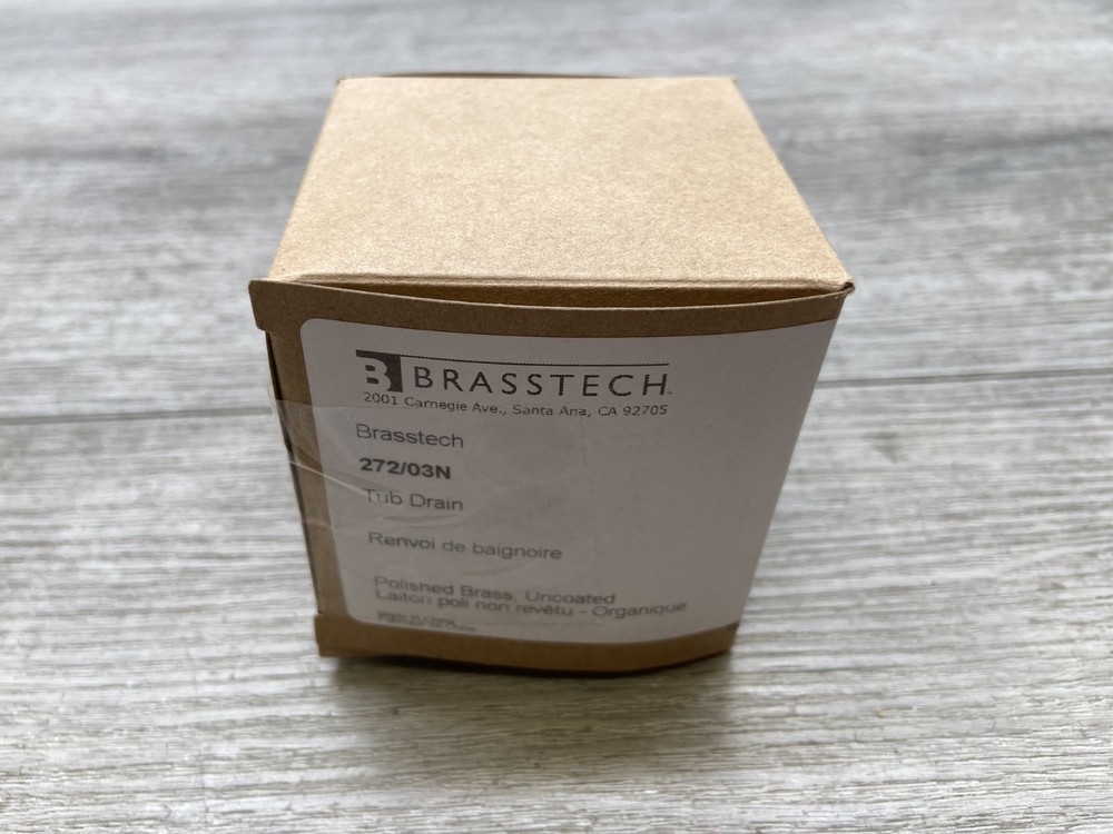 Brasstech 272/03N Toe Activated Tub Drain