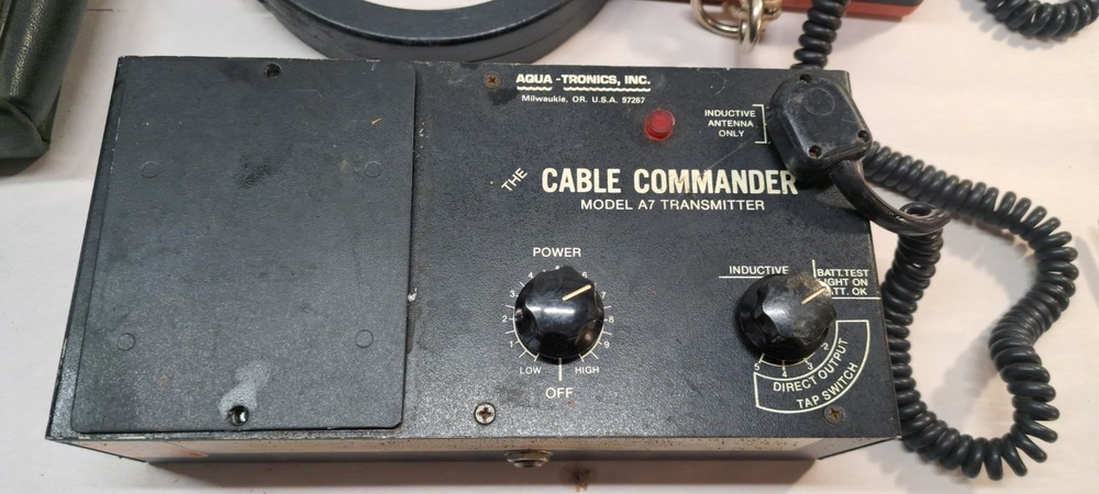 AQUA-TRONICS CABLE COMMANDER MODEL A7 UNTESTED NEEDS BATTERY