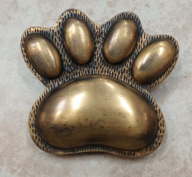 Decorative Solid Brass Paw Hardware Door Knocker Heritage
