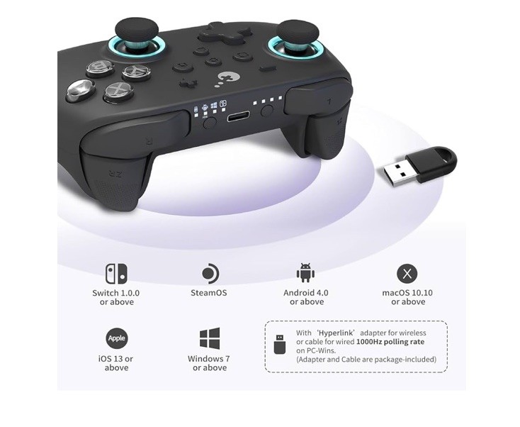 Gulikit KK3 Max Controller, Kingkong 3 Wireless Switch Controller, Model NS39