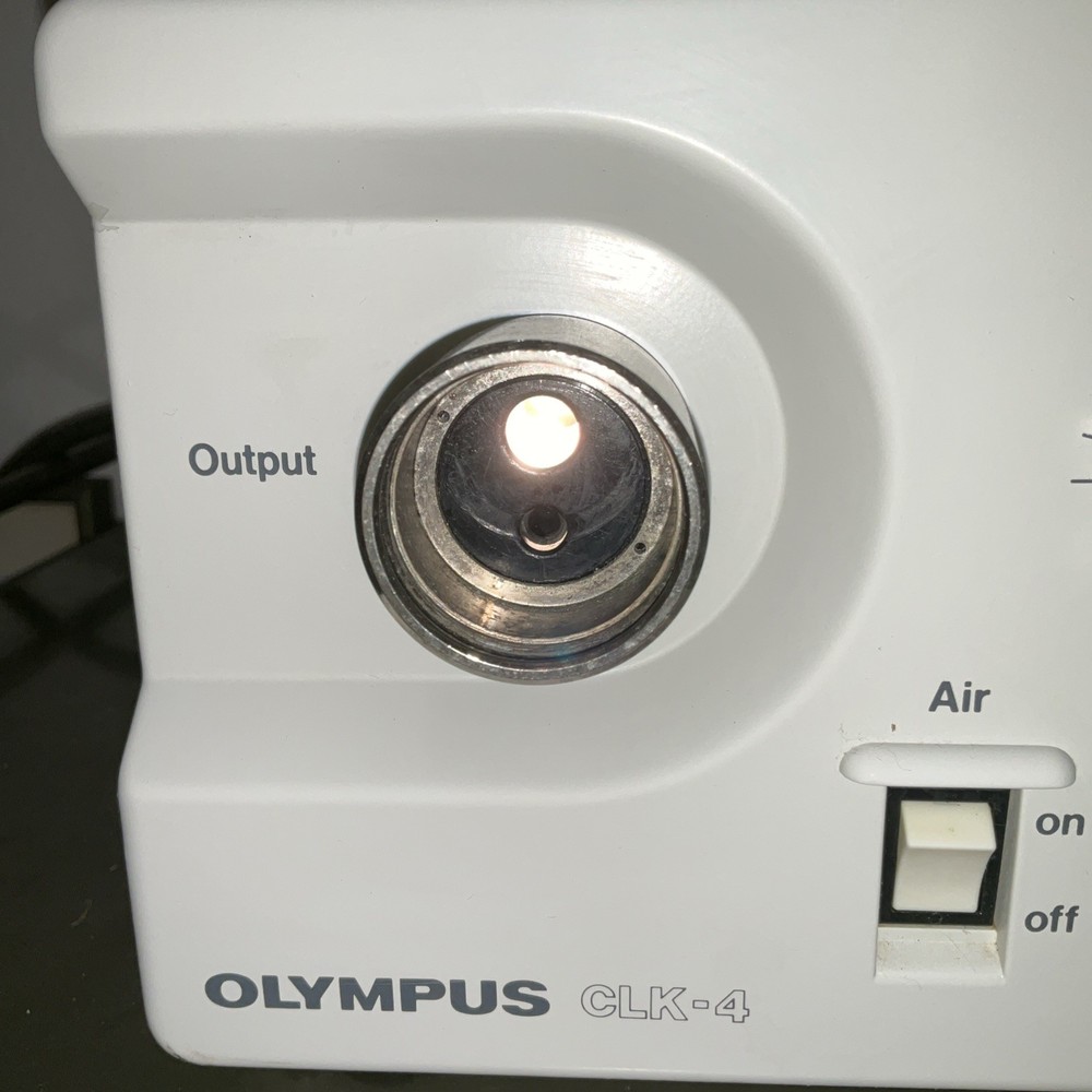 WORKING Olympus CLK-4 Halogen Light Source w/ Lights