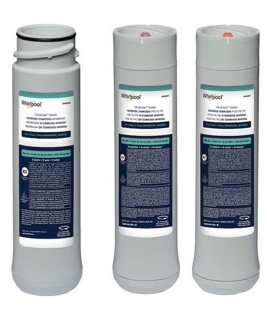 Whirlpool WHER25 Wheerf/ Wheerm, Pre and Post filter set w/Membrane