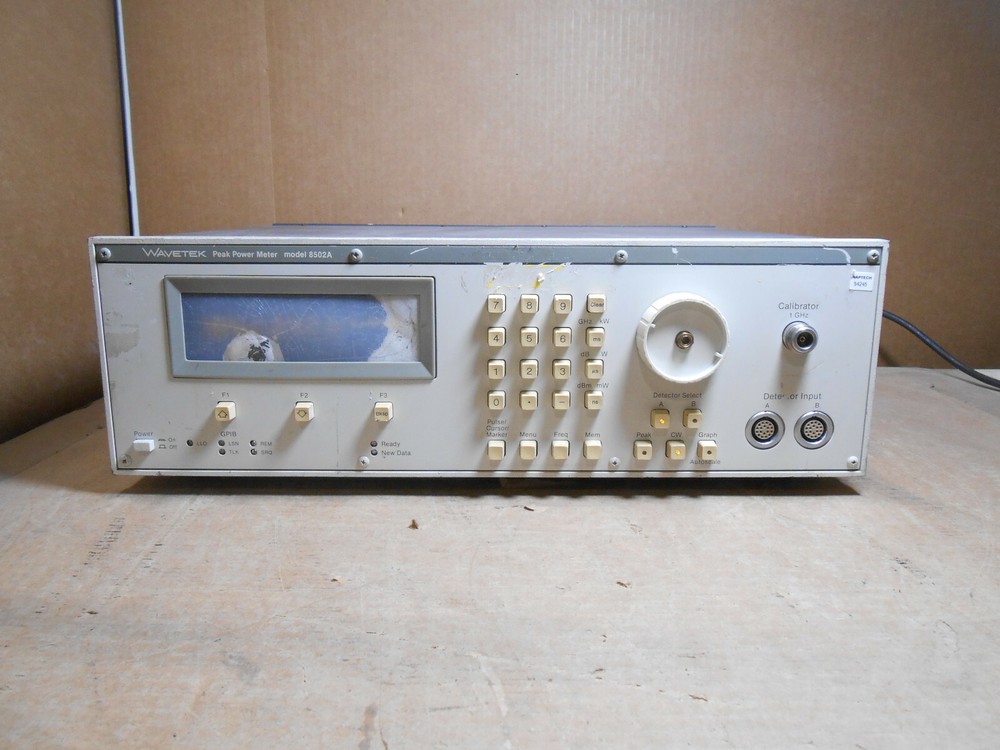 WAVETEK 8502A PEAK POWER METER