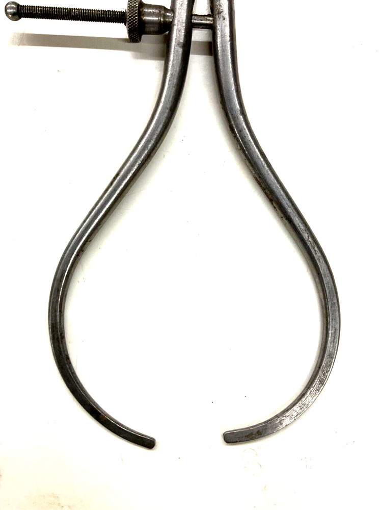 LUFKIN TOOLS 6” SPRING JOINT OUTSIDE CALIPER, ROUND LEG, USA