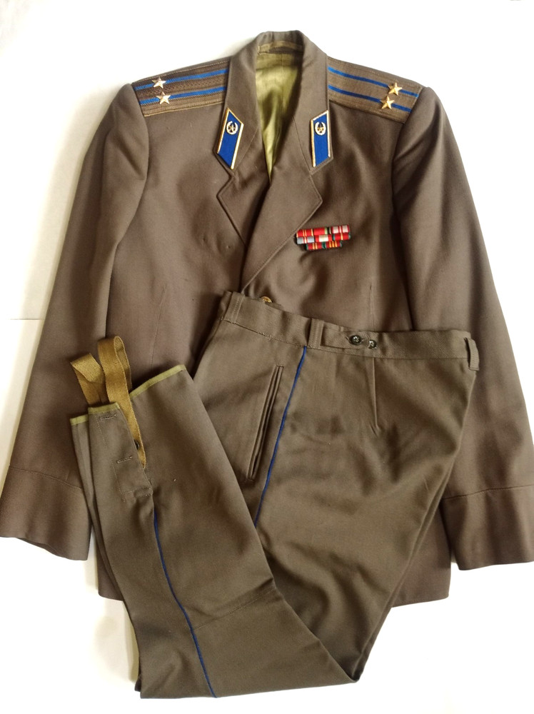 Soviet lieutenant colonel KGB jacket and pants
