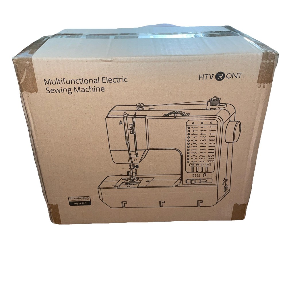 HTVRONT 38 Stitch Multifunctional Sewing Machine 2-Speed Beginner Craft NEW