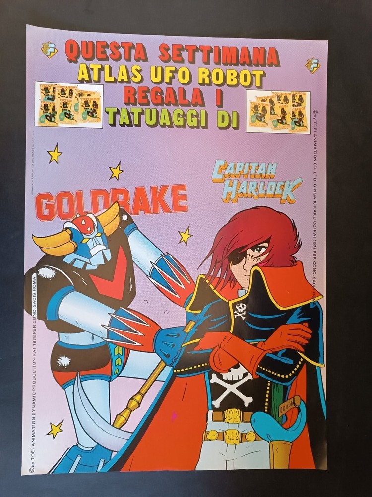GOLDRAKE POSTER - HARLOCK (1978)