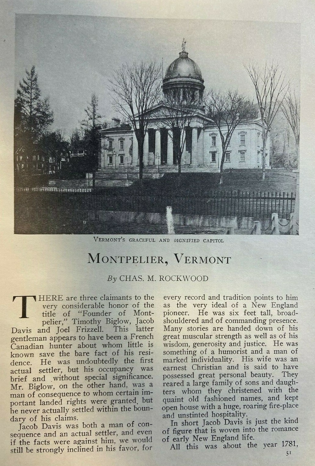 1910 Montpelier Vermont Gun Club Post Office Country Club Lane Manufacturing Co