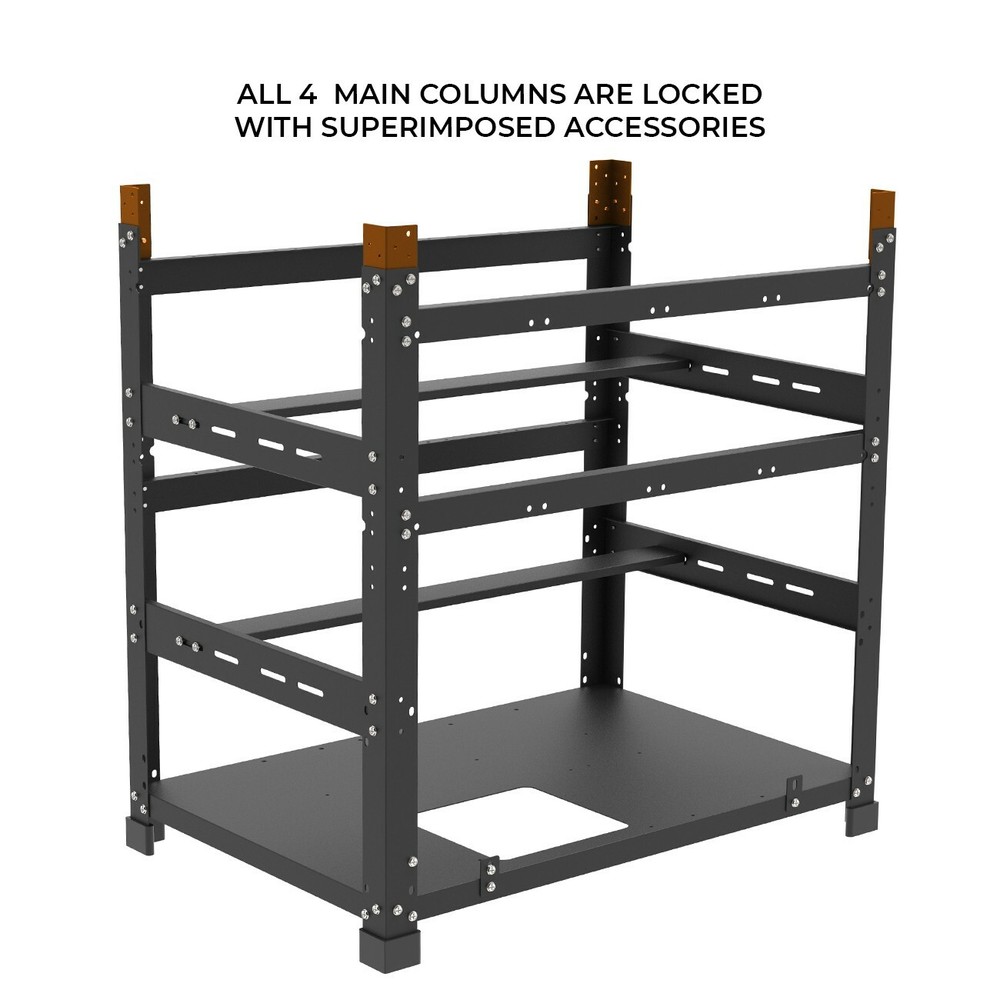 AAAwave Sluice V2 Mining Frame Stacking Brackets