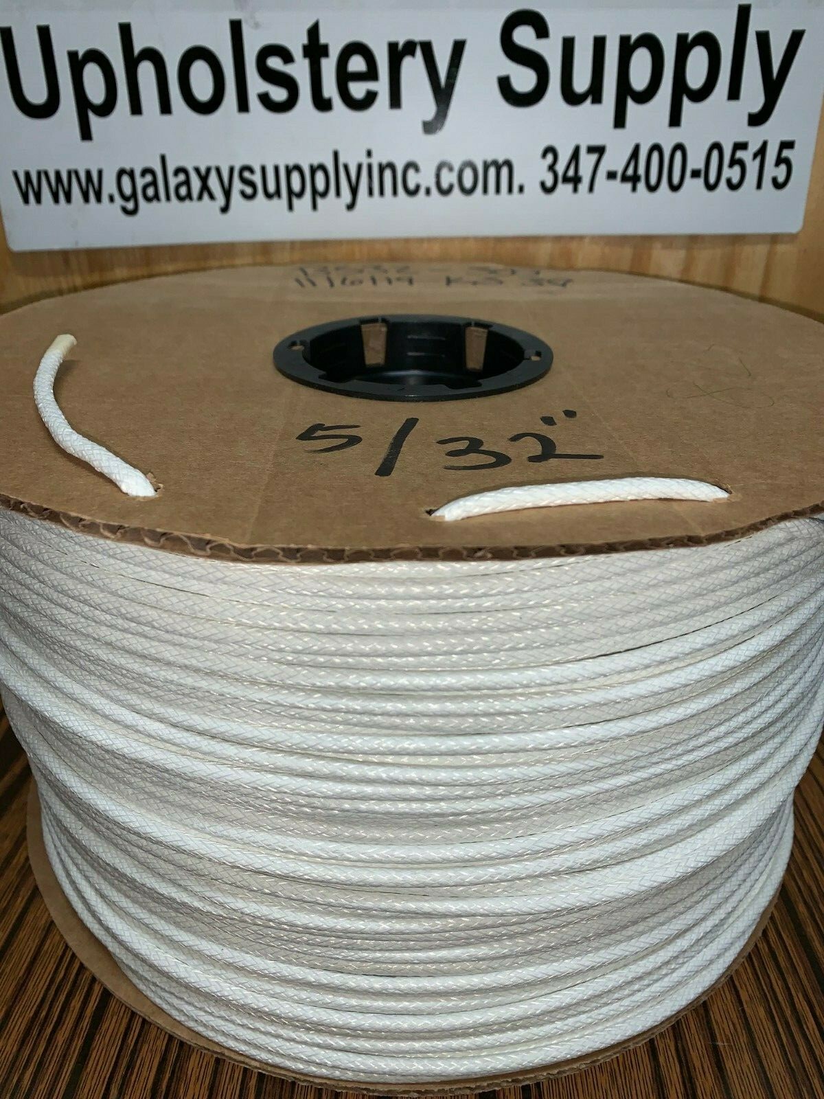 Upholstery Braided Welt Cord 5/32" . 500 Yards per roll,  Made In USA. UPC901356