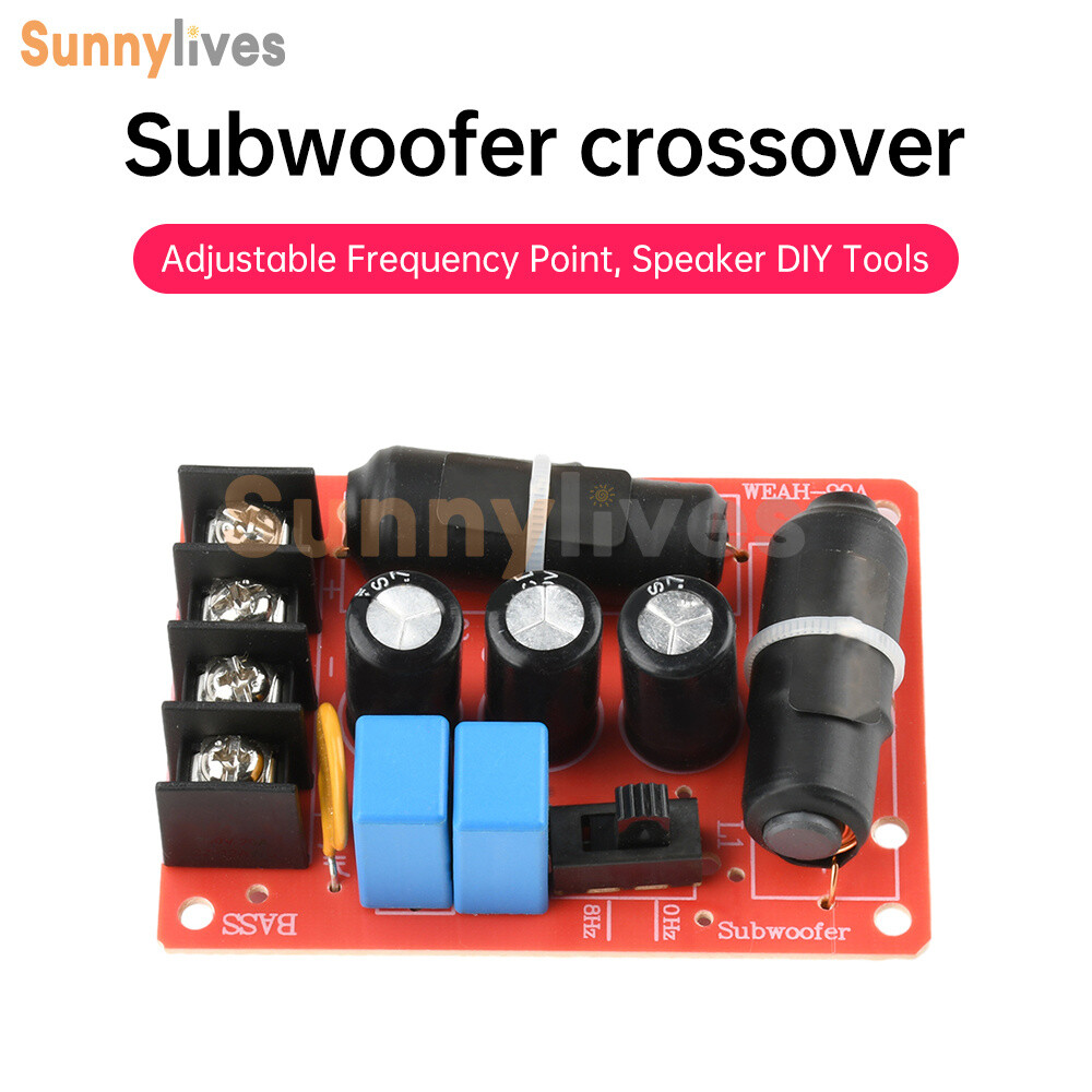 200W High Power Speaker Frequency Divider Subwoofer 2 Way Audio Crossover DIY