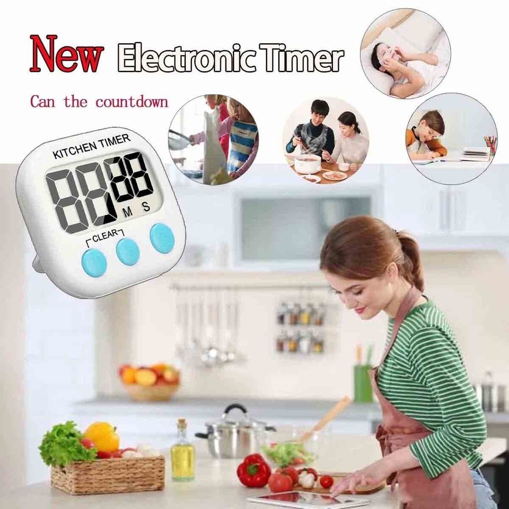 2 pack Electronic timer Baking timer Small and exquisite timekeeping Accurate