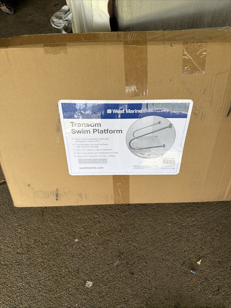 West Marine Transom Swim Platform