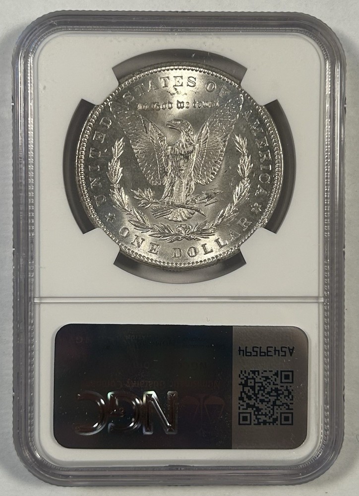 1885 Morgan Silver $1 Dollar Coin NGC MS 63