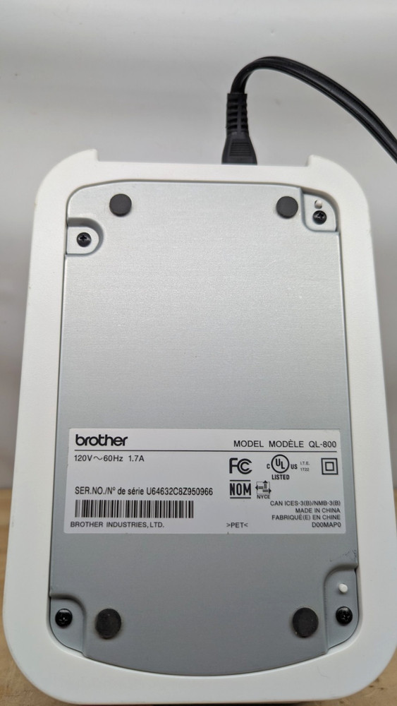 Brother QL-800 Thermal Label Printer Factory