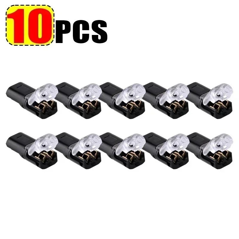 50 pcs Double-Wire Plug-in Connector, Cable Clamp Locking Buckle, AWG 18-22 US