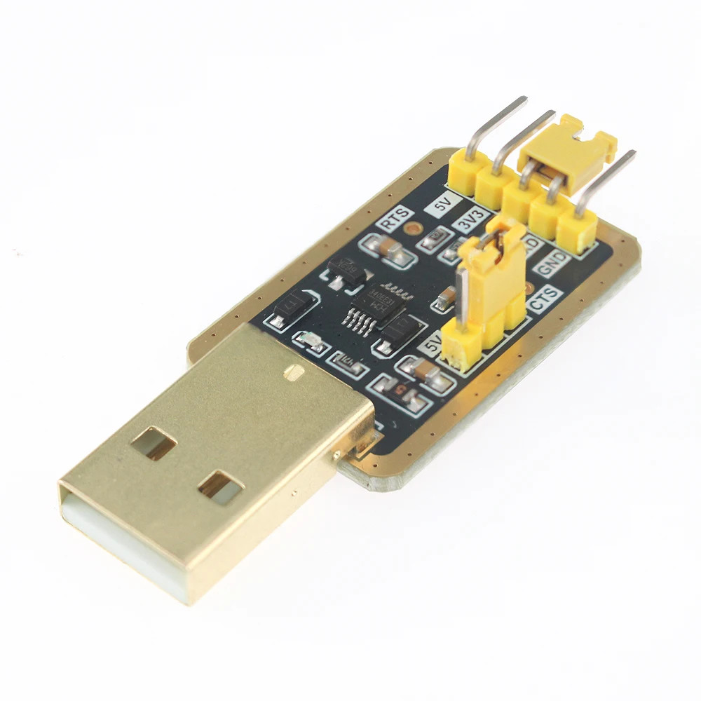 CH340E USB to TTL Serial Module, 3.3V/5V UART Converter, CH340 Chip