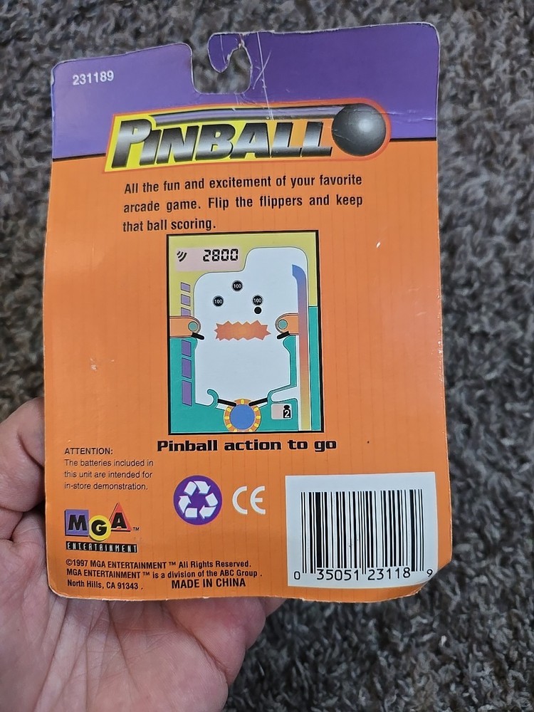 pinball keychain