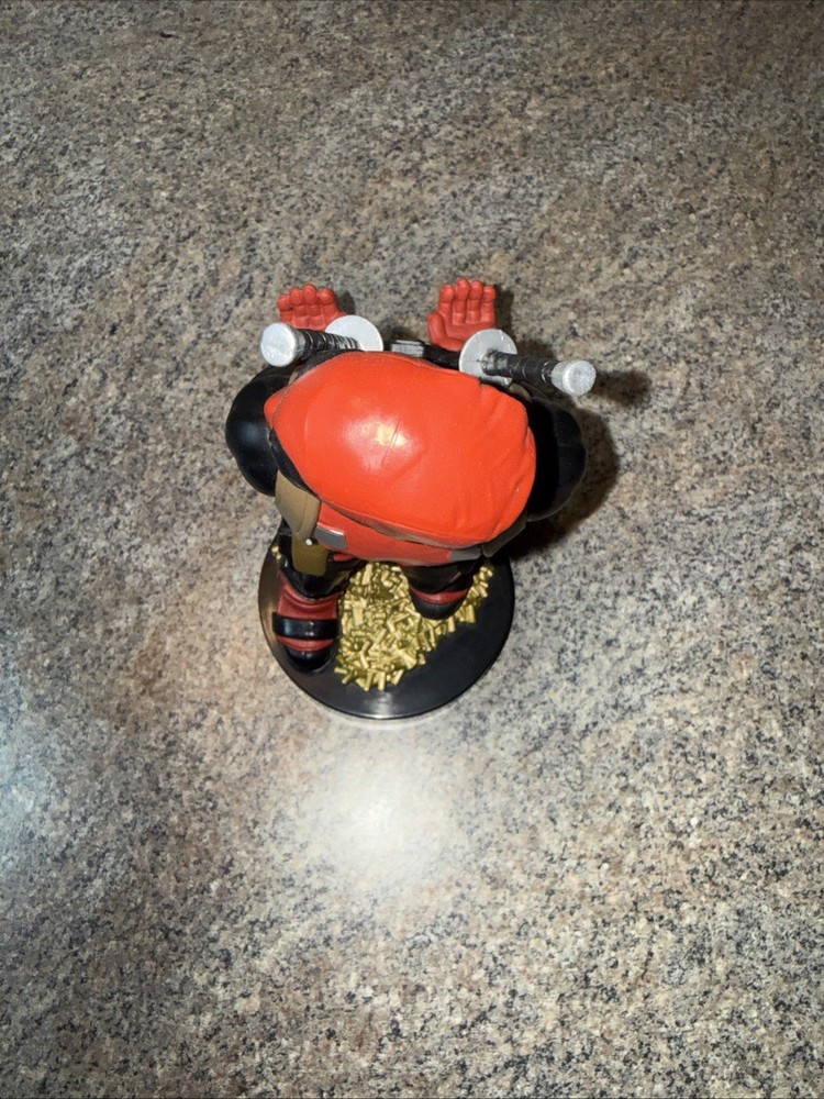 Deadpool controller/phone holder. Marvel Cableguys. Good shape. About 9 " High.