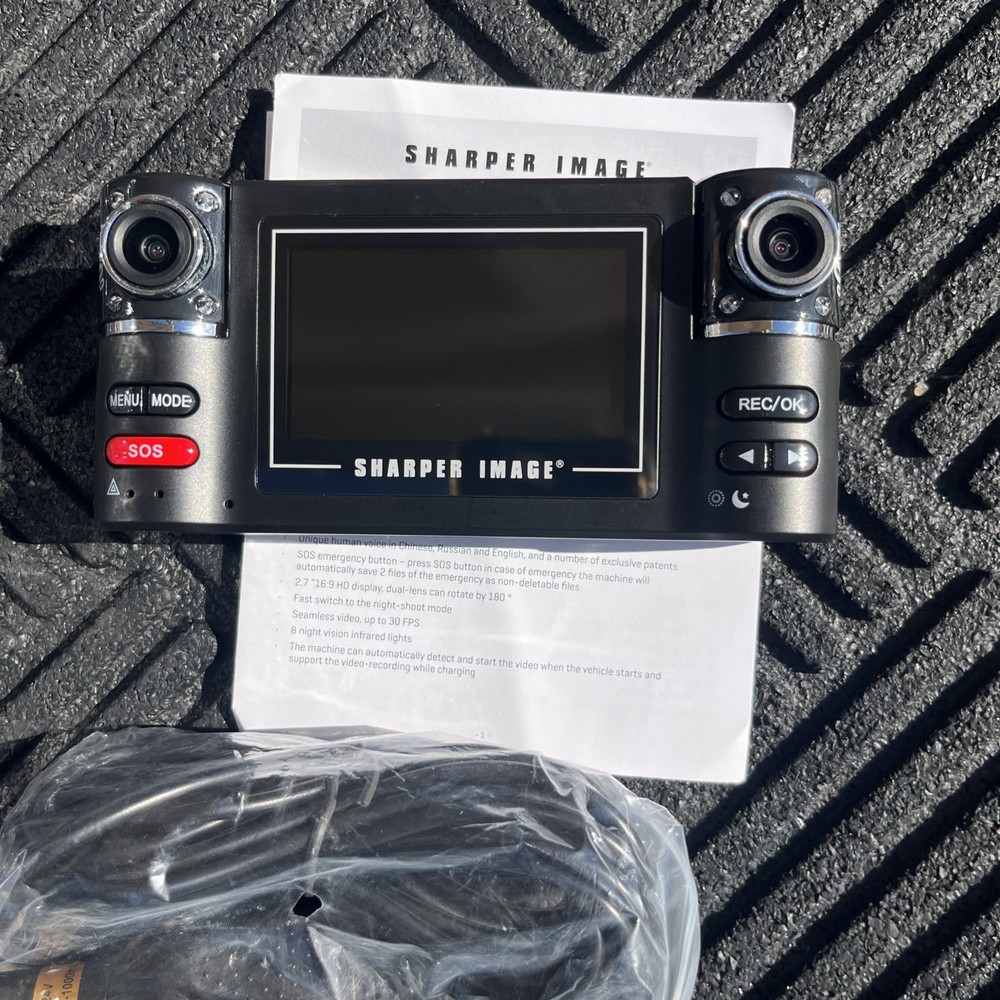 Sharper Image Dual Recording Windshield Camera