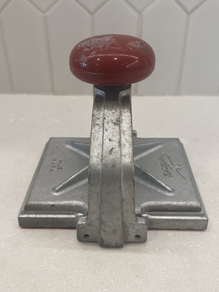 Vintage Thor White Ace Stamp Press Clamp With Red Knob