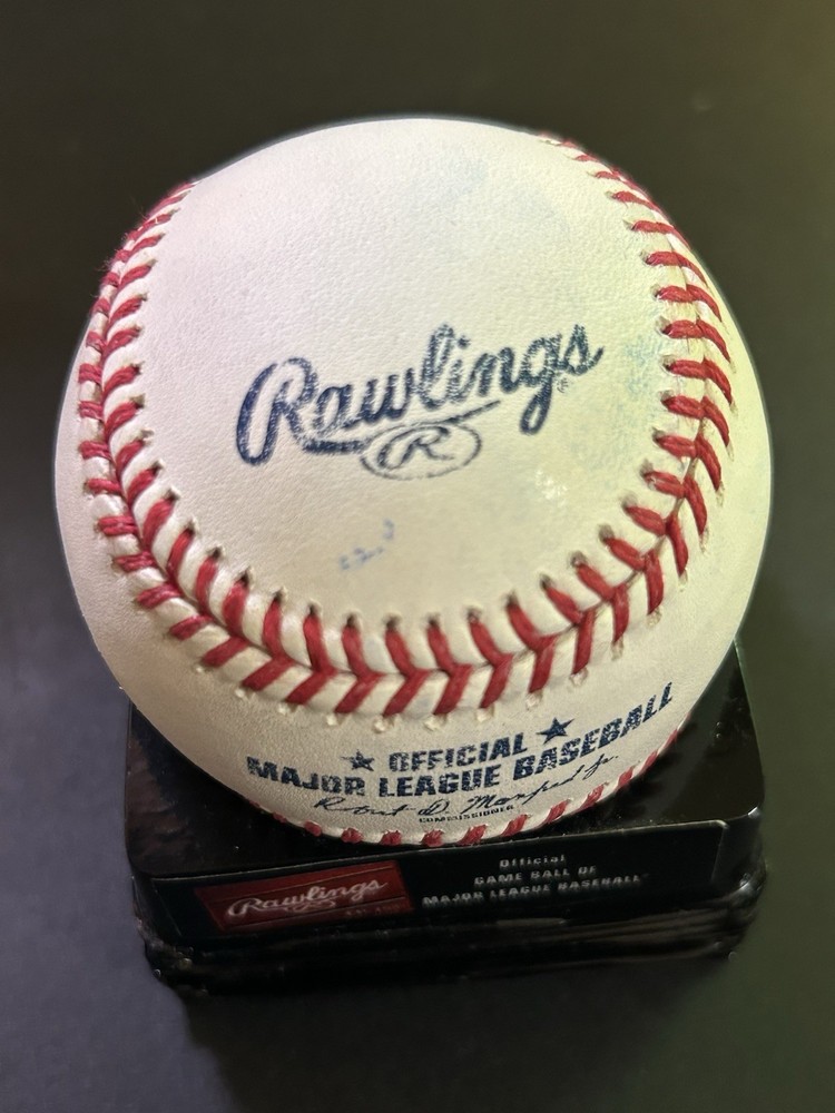 Vaughn Grissom Autographed OML Baseball Angels
