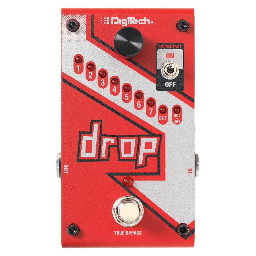 New DigiTech Drop Dedicated Polyphonic Drop Tune Guitar Effects Pedal
