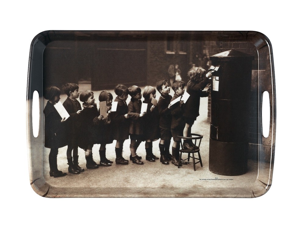 Children at Mailbox Tray - Free Shipping!