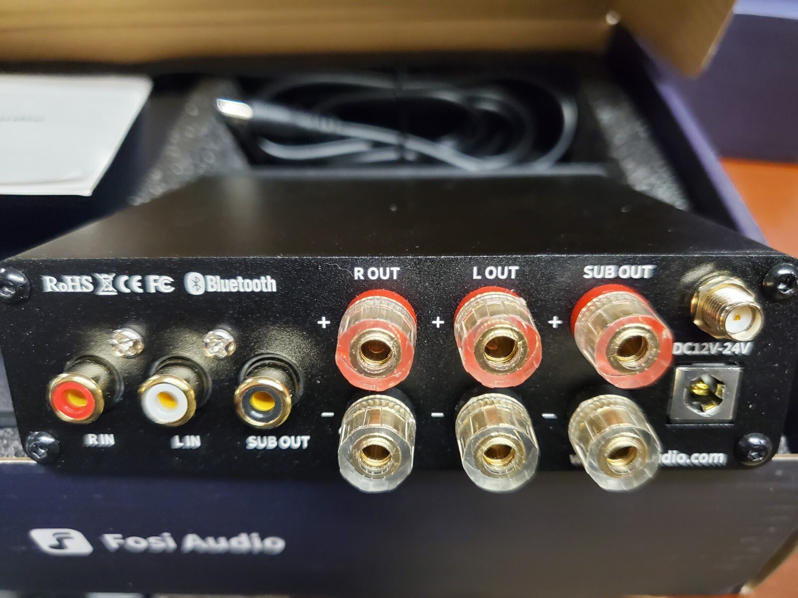 Fosi Audio BT30D Mini Bluetooth Audio Receiver Amplifier 2.1 Channel Amp 100W